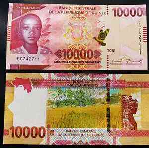 Guinea Гвінея - 10000 Francs 2018 2019 UNC Полтава