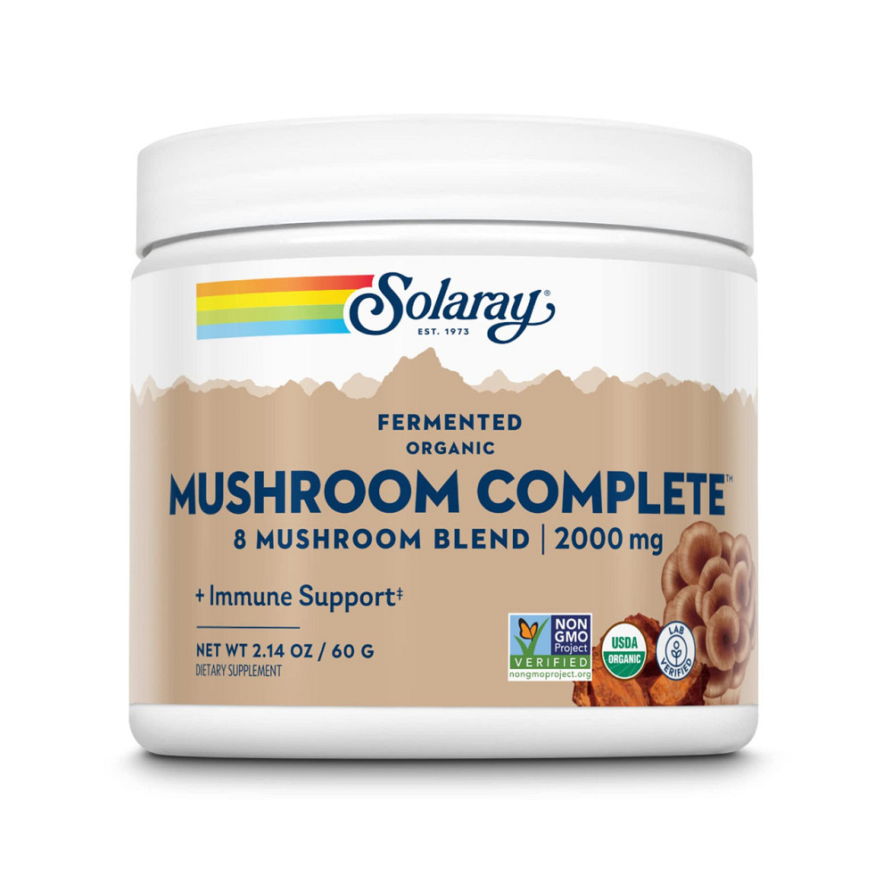Органический комплекс из ферментированных грибов Solaray Organic Fermented Mushroom Complete 2000mg 60g Киев - изображение 2