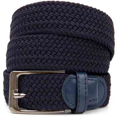 Ремень Vintage Текстильный мужской Темно-синий (20526) Винница