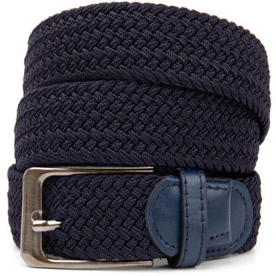 Ремень Vintage Текстильный мужской Темно-синий (20526) Винница - изображение 1