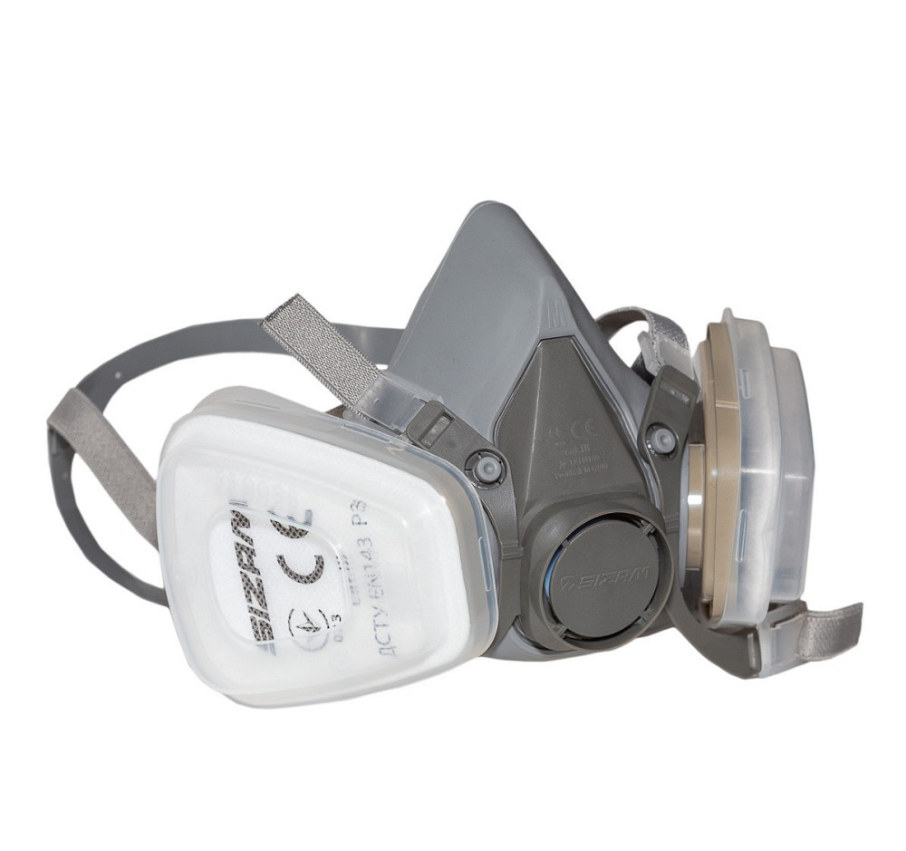 Респиратор полумаска с креплением в 4-х точках Sizam Promask M 6200 Ровно - изображение 9