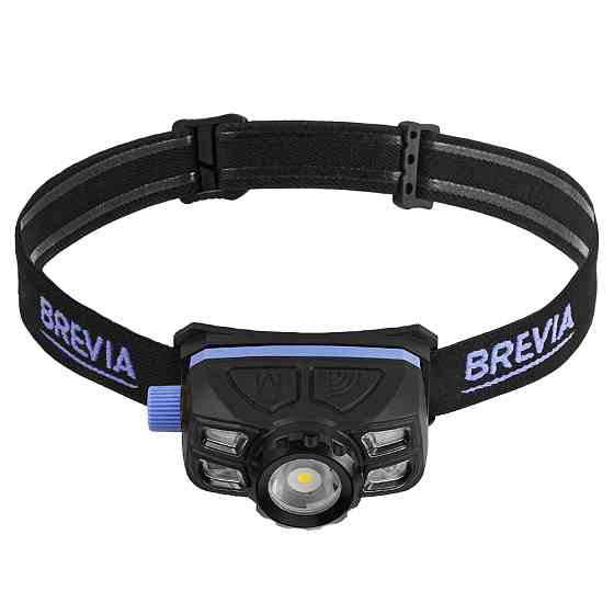 Ліхтар налобний Brevia 400Lm, 5W LED, Zoom, Sensor, 1400mAh Львів