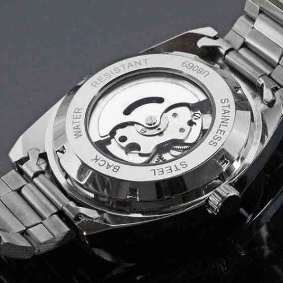 Чоловічий наручний годинник Winner Handsome (Сріблястий) Вінниця