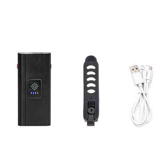 Велофара LED 2xT6 1500Лм USB повербанк IPX6 AC Prof BK04 Київ