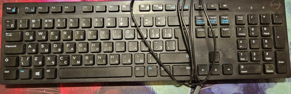 Клавіатура DELL KB-216BK USB. Харків - фото 1