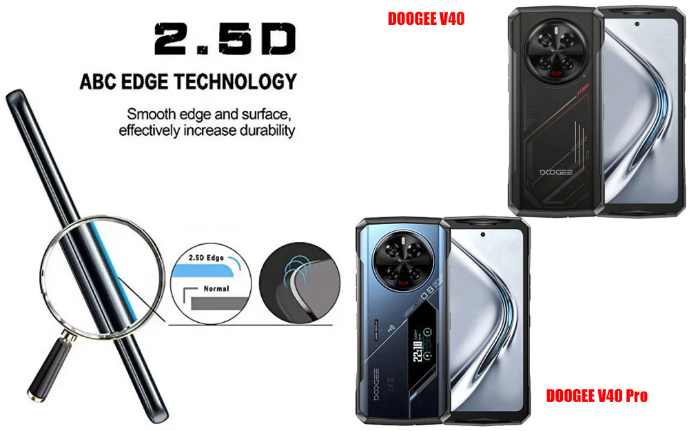 Защитное стекло ArmorGlass для DOOGEE V40, DOOGEE V40 Pro – устойчивое к царапинам и ударам Киев - изображение 2