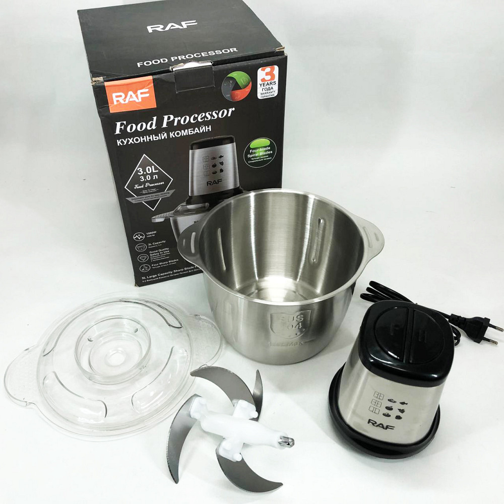Блендер для смузі і соусів RAF R.7031 3 л 1000 Вт, Блендер чоппер електричний з гострим лезом ZI-39 Івано-Франківськ - фото 3