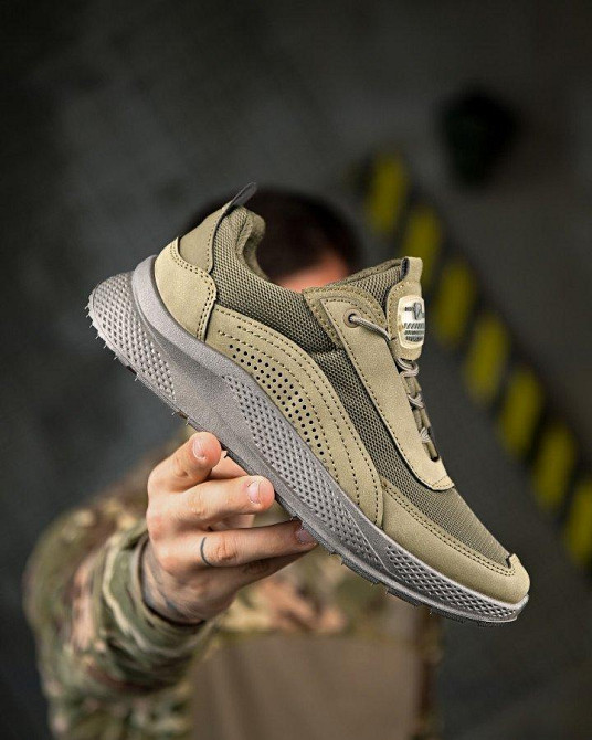 Демисезонныем милитари  кроссовки oliva ПП7867 Одесса - изображение 8