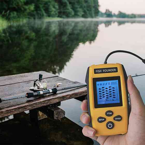 Ехолот для риболовлі до 100м,від батарейок,FFC1108-1 SBR Київ