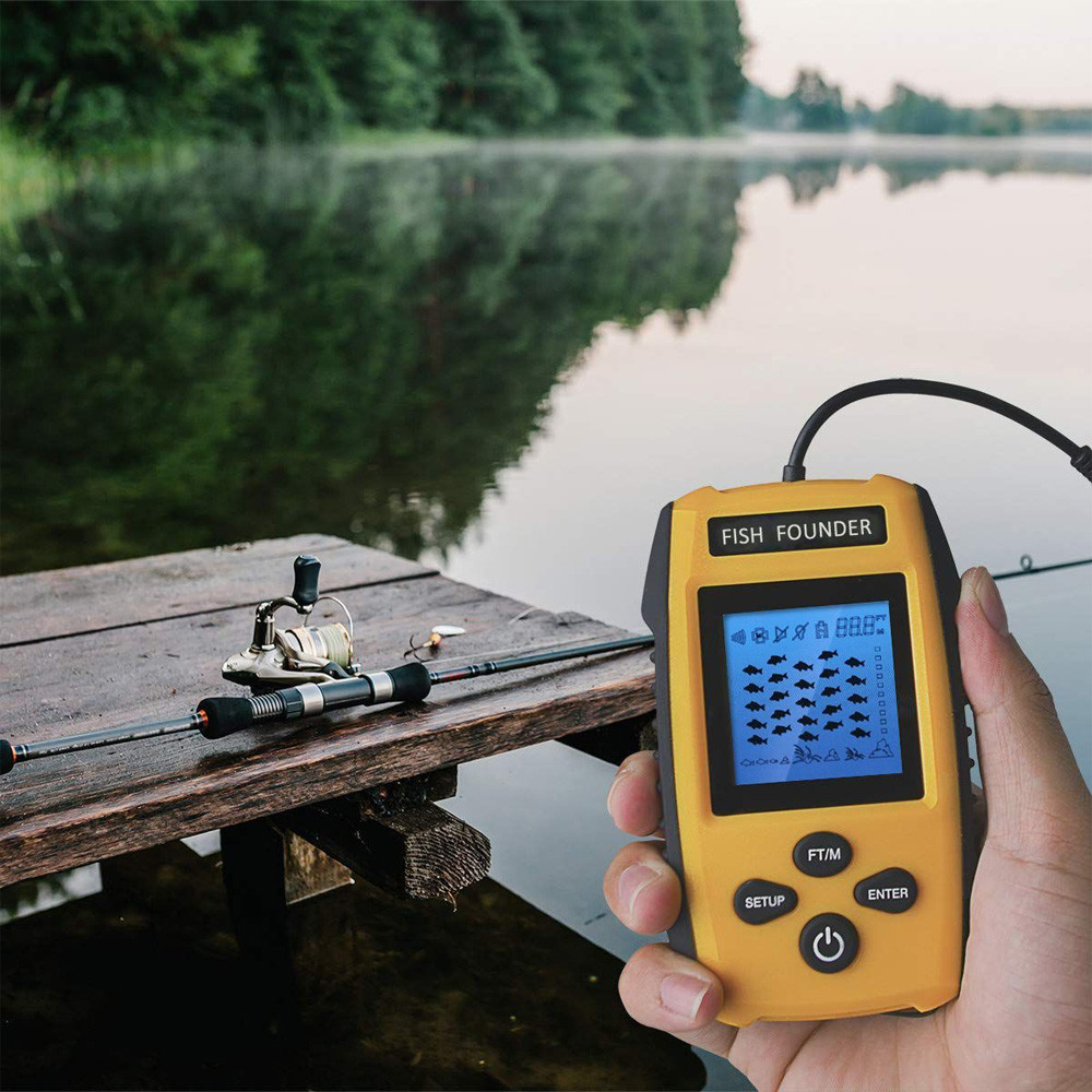 Эхолот для рыбалки до 100м,от батареек,FFC1108-1 SBR Киев - изображение 5