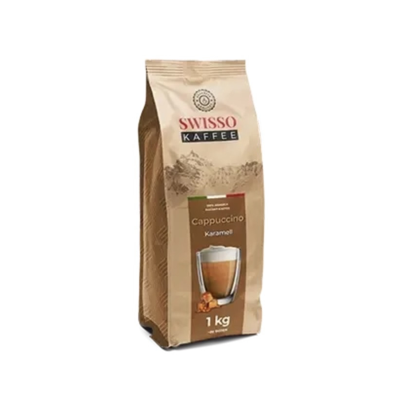 Капучино Swisso Kaffee Karamell 1 кг Виноградів - фото 1