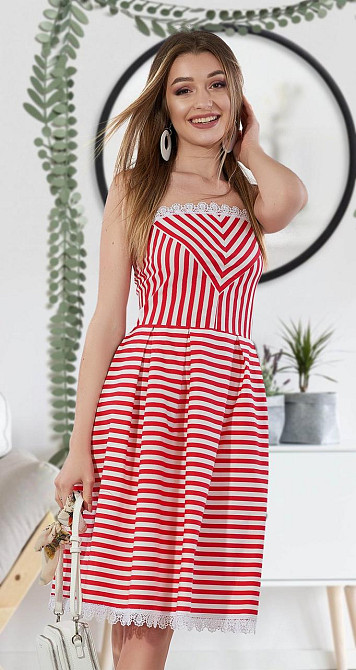 Сарафан у смужку з мереживом Київ - фото 2