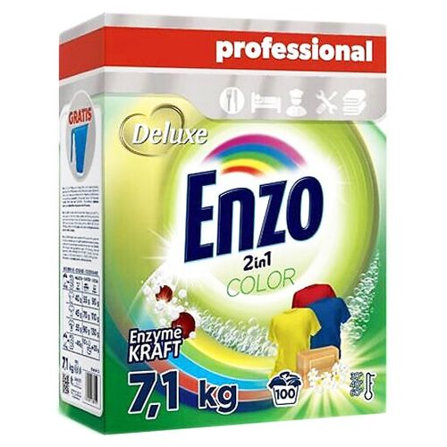 Порошок для прання кольорових речей в картоні Enzo Color 7,1 кг (100 прань) Львів