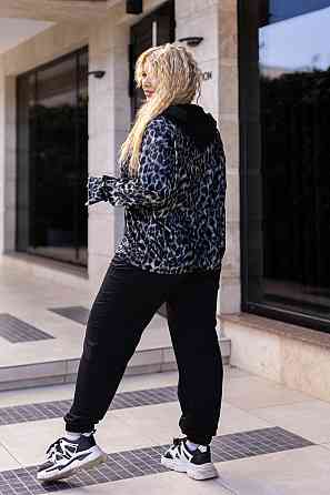 Леопардовый спортивный костюм демисезонный Kaspi батал 54-56 Киев