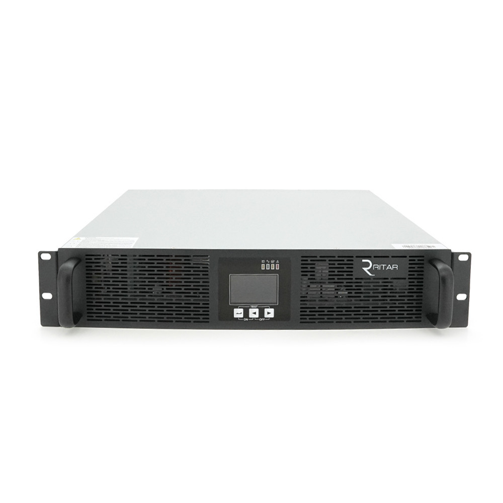 ИБП с правильной синусоидой ONLINE Ritar RT-6KL-LCD, RACK 6000VA (5400Вт), 192В, Ток макс. 5A, под внешний АКБ, (482*420*87) Киев - изображение 12