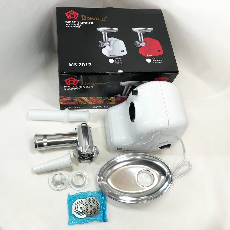 Потужна м'ясорубка електрична для дому Domotec, Електрична м'ясорубка багатофункціональна 2 швидкості OC-34 Львів - фото 10