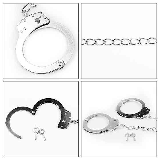 Поножі - Fetish Pleasure Metal Leg Cuffs Sex Aura Київ