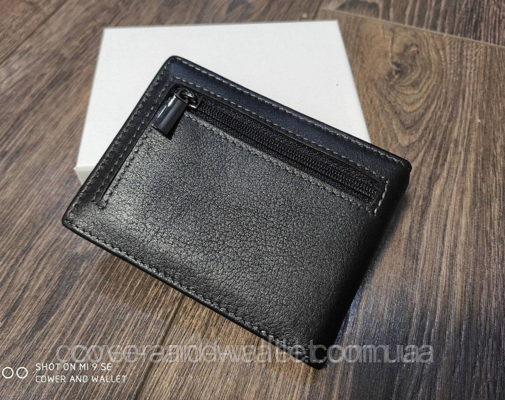 Шкіряний затискач для грошей із прозорим вікном на магнітах Helen Verde 283 Київ - фото 5