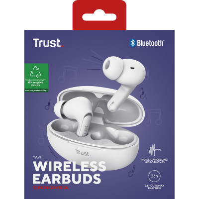 Наушники Trust Yavi Earbuds White (25172) Винница - изображение 5