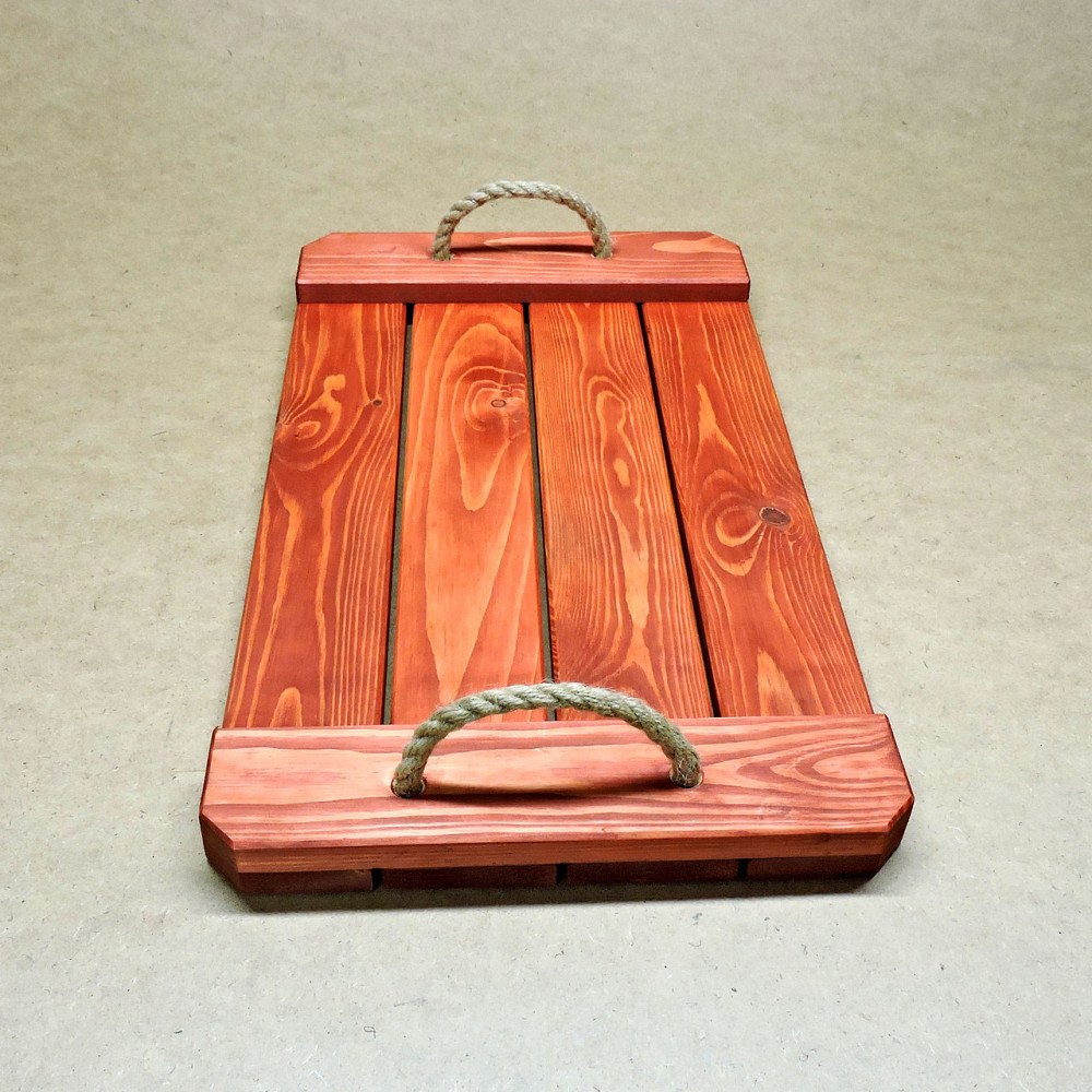 Піднос дерев'яний "Брюссель" корал Миколаїв - фото 2