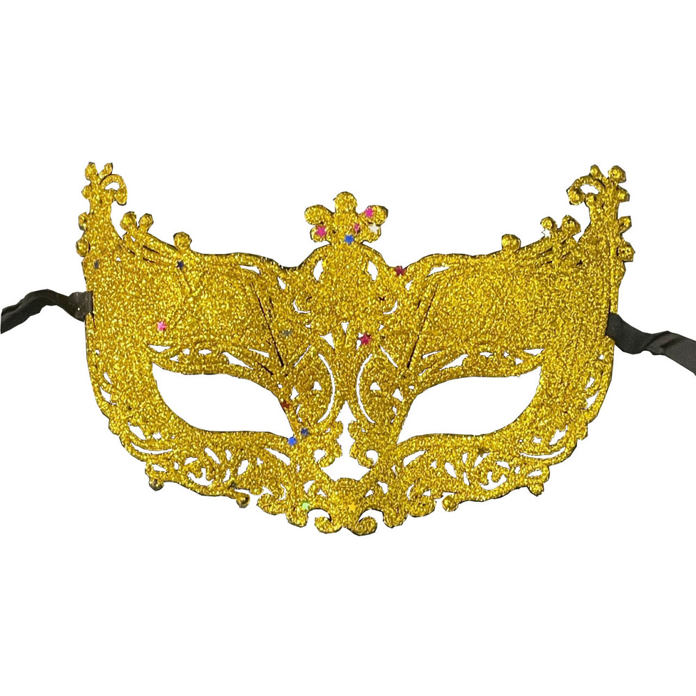 Маска для карнавалу із м`якого пластику one size золотистий Київ - фото 1