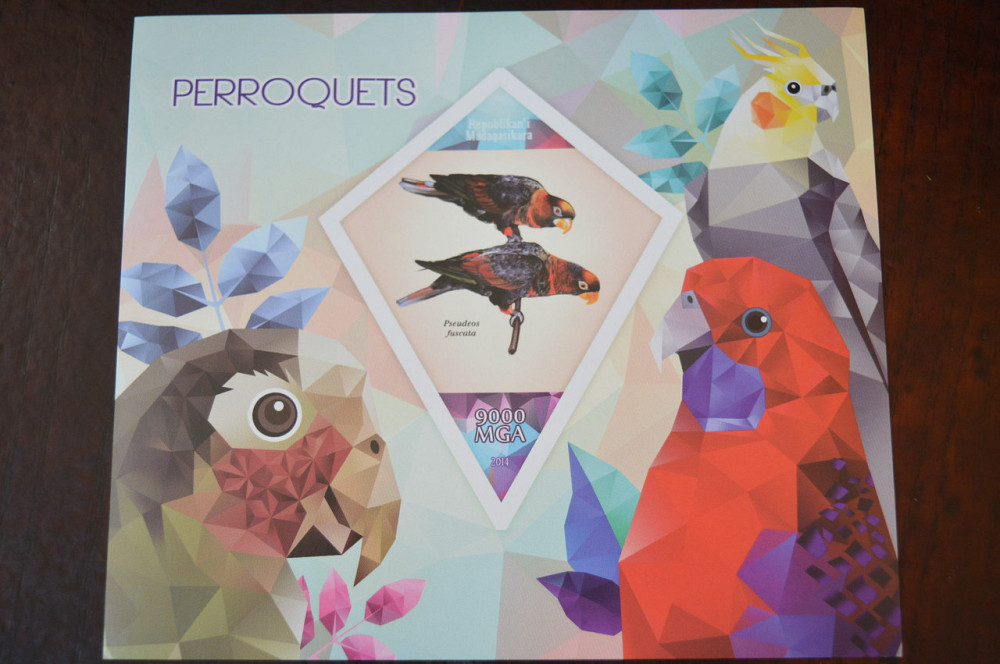 Мадагаскар. Фауна. Личности. Блок. (А-35) Полтава - изображение 1