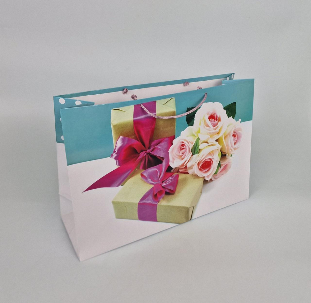 Паперовий пакет горизонтальний гігант 46*33*15 (артGG-002) (12 шт.) Харків - фото 1