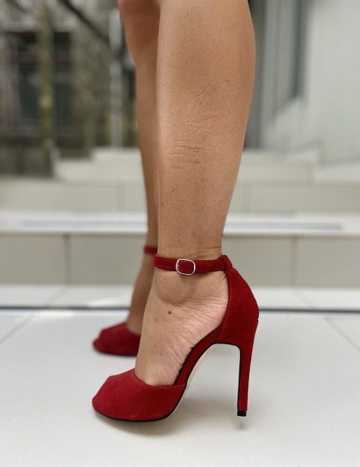 Nivelle Босоніжки жіночі NIVELLE 1794/10503-10512 червоні (літо, замша натуральна) (3674) 36-39 Коломия - фото 3