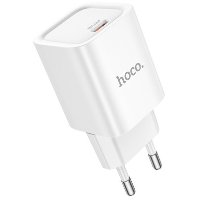 Зарядное устройство HOCO C148A Charm USB-C PD30W White (6942007630306) Винница - изображение 2