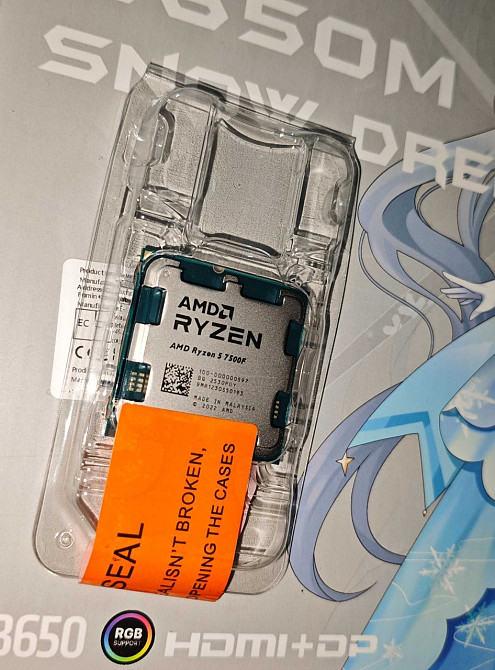 AM5 B650M Snow Dream| AMD Ryzen 5 7500f|кулер комплект. Київ - фото 3