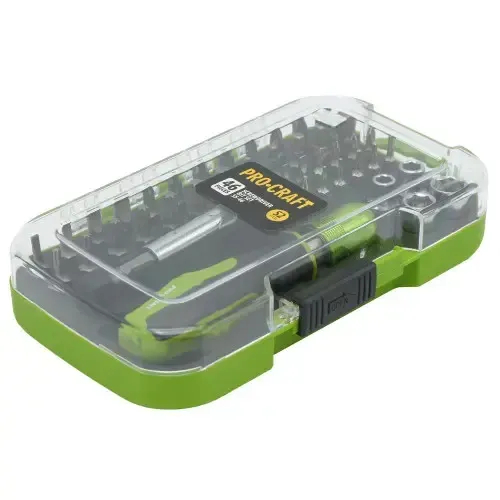 Набір біт 46 шт з викруткою Procraft SS-46 – універсальний комплект в кейсі Львів - фото 3