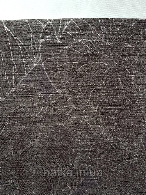 Шпалери вініл на флізеліні AS creation Metropolitan stories By Time 0,53х10 листя темно-коричневе Київ - фото 1