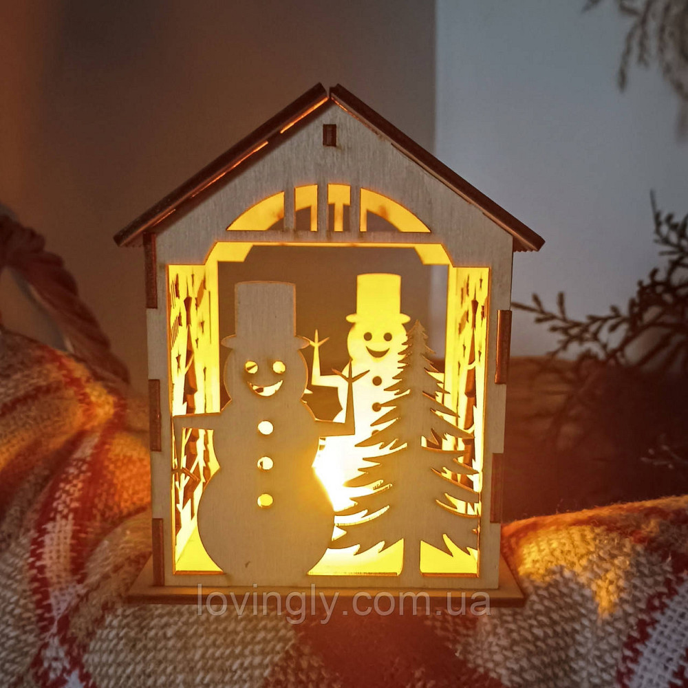 Рождественский фонарик для праздничного подарка 14 см Ирпень - изображение 7