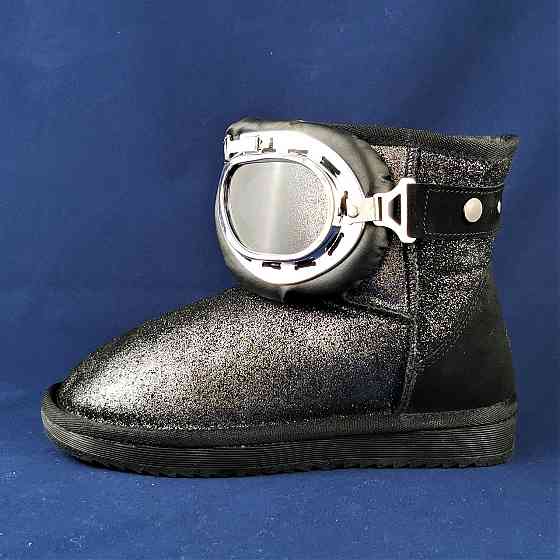 Зимові Жіночі Уггі UGG Чорні Чоботи на Хутрі Теплі (розміри: 36,37) - 29 Дніпро