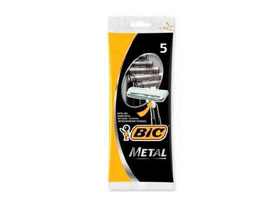 Однор. станок BIC 1 Metal для гоління (5шт.в уп.) ТМ BIC Київ