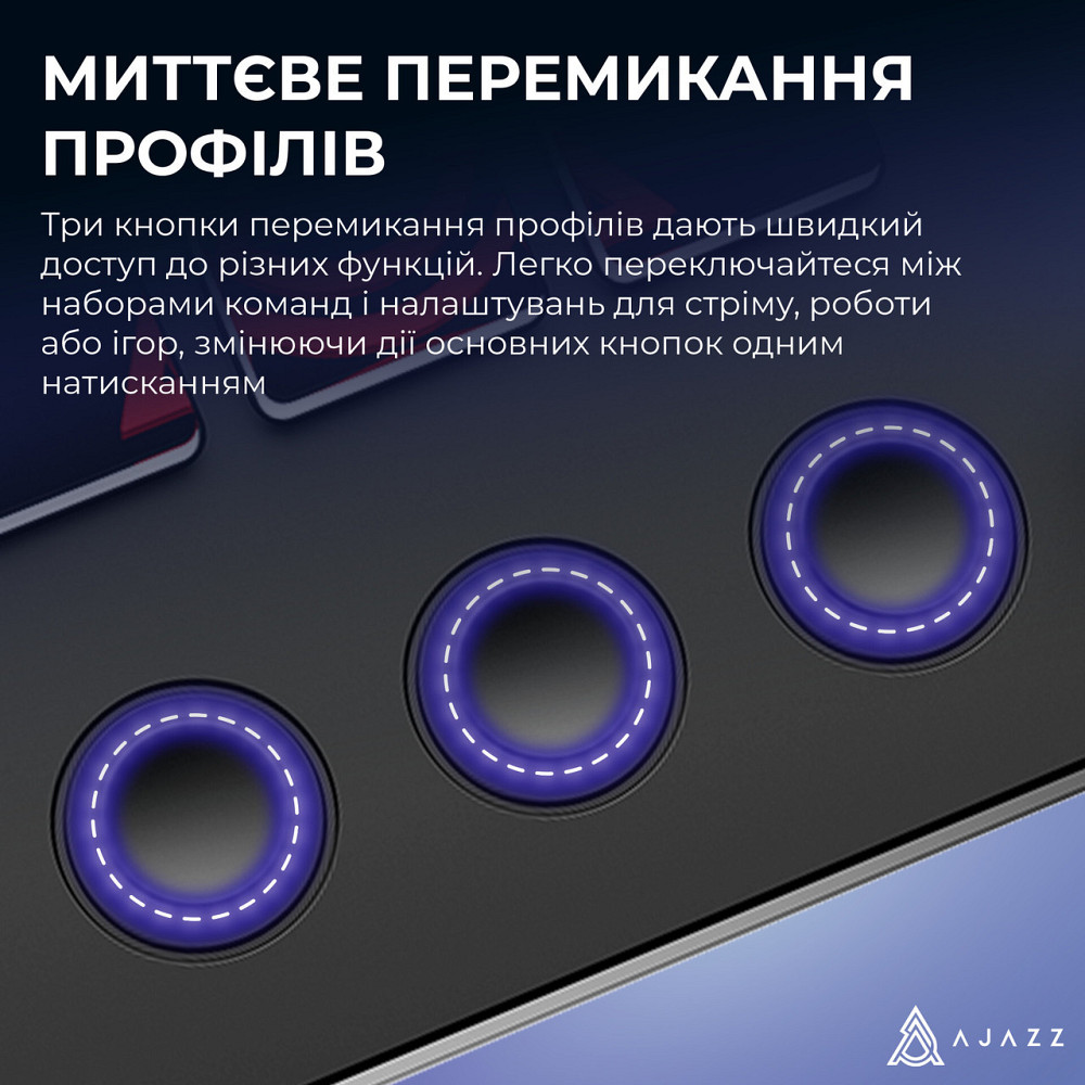 Контролер для стримінгу Ajazz AKP03E USB Black ( 10055 ) Харьков - изображение 1