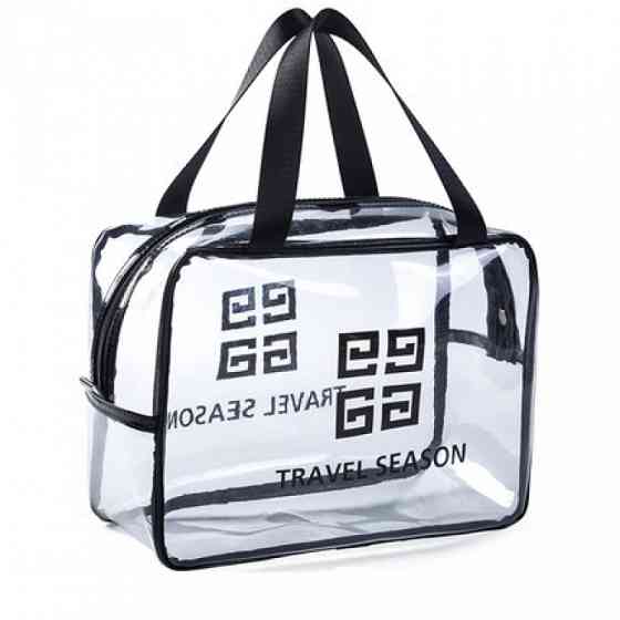 Прозрачная сумка-косметичка 28см Винница