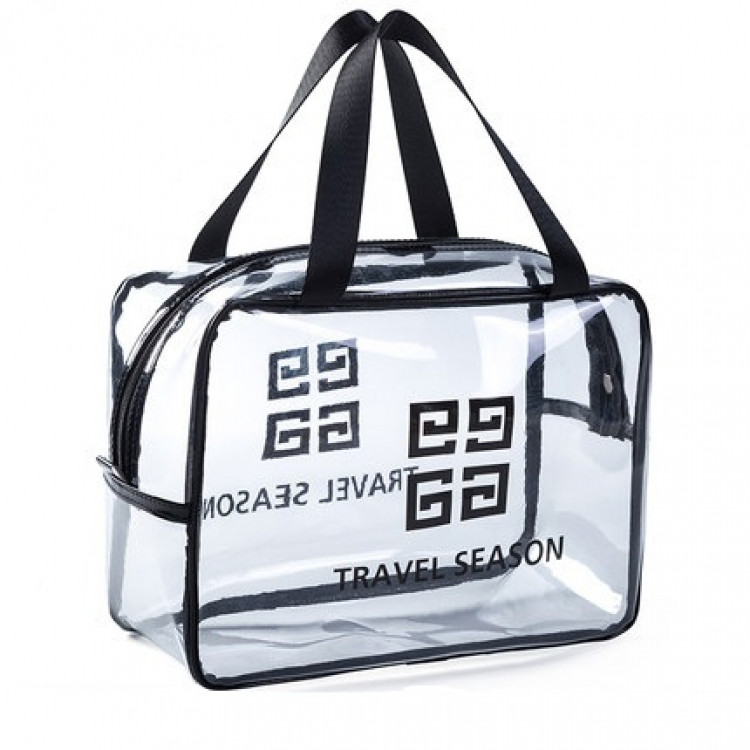 Прозрачная сумка-косметичка 28см Винница - изображение 1