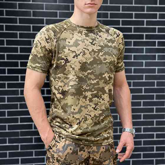 Мужская пиксельная футболка Pobedov Ergo Киев