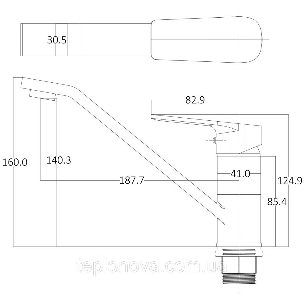 Смеситель для кухни Globus Lux BONN GLB-0203Q Черновцы - изображение 8