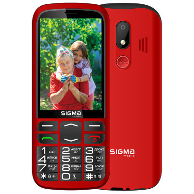 Мобільний телефон Sigma Comfort 50 Optima Type-C Red (4827798122327) Вінниця - фото 1