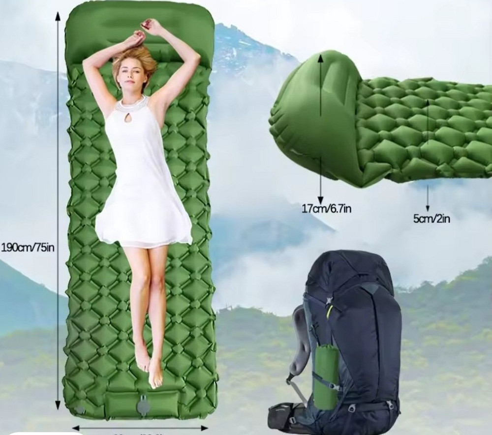 Самонадувающийся коврик для кемпинга | Туристический матрас | Надувной мат. Харьков - изображение 5