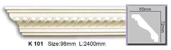 Карниз с орнаментом полиуретановый Harmony K 101 Днепр