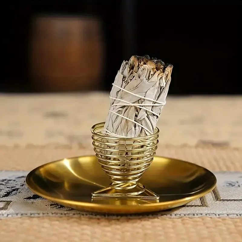 Тримач для Пало Санто та благовоній – універсальна золота підставка Київ - фото 4