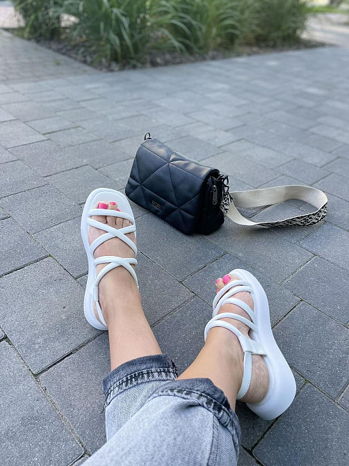 Vistani Босоніжки жіночі Vistani 500 білі (літо, шкіра натуральна) (5270) Коломия - фото 4