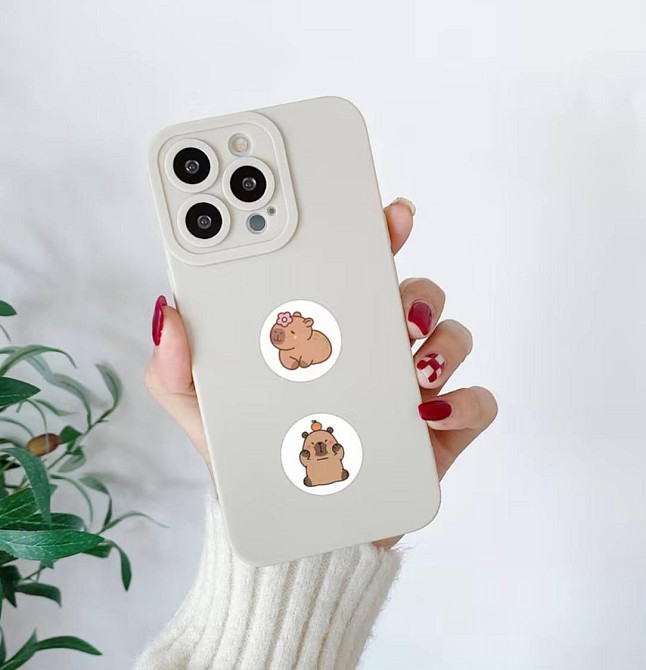 Наклейки капибара 500 шт набор стикеров милые животные для телефона ноутбука скрапбукинга Киев - изображение 4