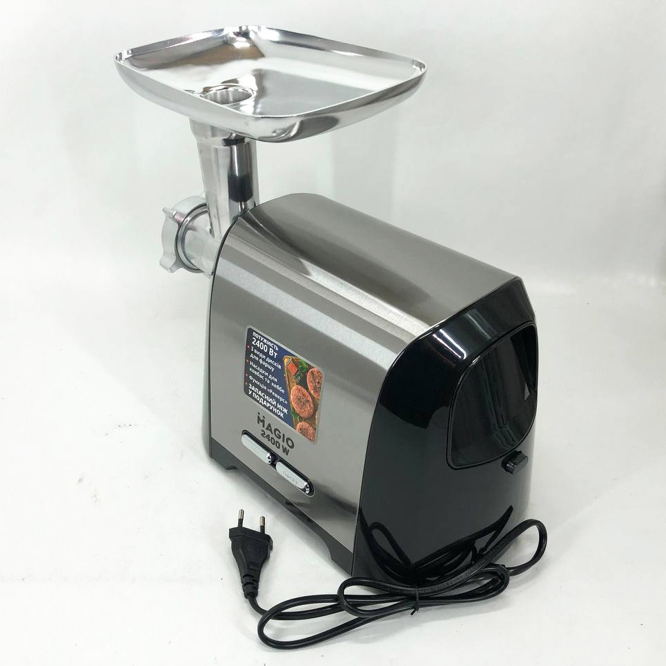 М'ясорубка з легким чищенням Magio, М'ясорубка кухонна потужна для дому 'ясорубки для ковбаси AD-56 Львів - фото 3