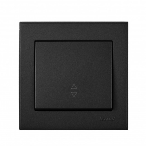 RAIN антрацит Вимикач внутрішній прохідний Лезард Житомир - изображение 1