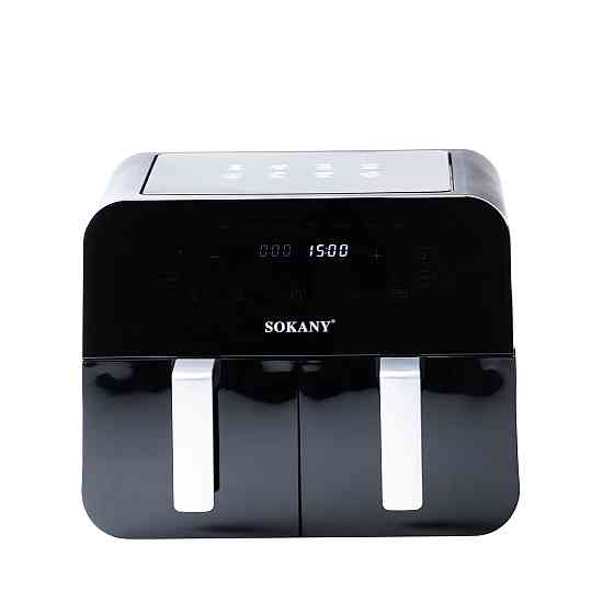 Sokany Аерофритюрниця SOKANY SK-10005 на 10 літрів, з двома відділеннями 2400 Вт чорна Коломыя