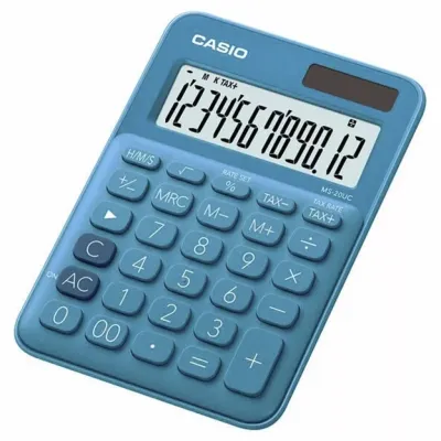 Калькулятор Casio MS-20UC-BU-W-EC, синий (CALC-CAS-MS-20UC-BU) Винница - изображение 1